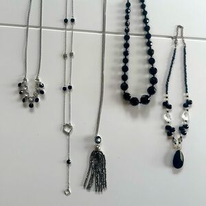 Fun black & glam necklace bundle